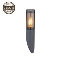 Õue seinavalgusti Domoletti Monteo DH021, 23W, E27, IP44, antratsiit v., 7.6 cm x 40 cm