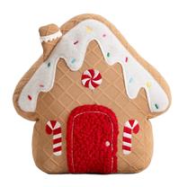 Durų stabdiklis Homla Cookie, 29 cm x 14 cm, poliesteris/smėlis, ruda sp./raudona sp.