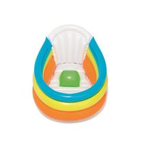 Baseins, piepūšams/bērnu Bestway 51134, zila krās./balta krās./dzeltena krās. 76 cm x 33 cm x 48 cm