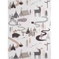 Ковер комнатные Ayyildiz Coco Forest Adventure, серый цв./коричневый цв./бежевый цв., 150 см x 80 см