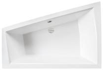 Vonia, kampinė Besco Intima Duo Right 180, 180 cm x 125 cm x 41.5 cm, dešininė, balta sp.