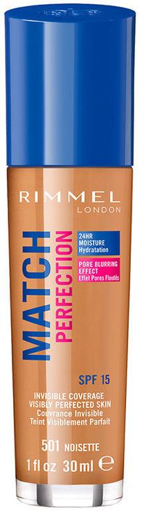 Šķidrā grima bāze Rimmel London, noisette krās., 501