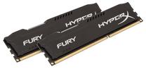 Operatyvioji atmintis (RAM) Kingston HyperX Fury Black HX316C10FBK2/16, DDR3 (RAM), 16 GB, 1600 MHz