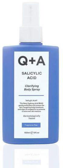 Kehasprei Q+A Salicylic Acid, 150 ml