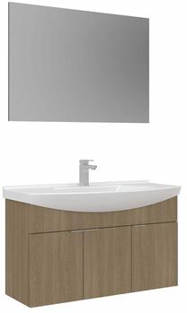 Vannas istabas mēbeļu komplekts Kalune Design Purus 100-327, ozola krās., 50 cm x 100 cm x 58 cm
