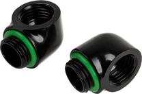 Adapteris BitsPower Touchaqua angle adapter 90° 1/4", juoda sp., 2 vnt.
