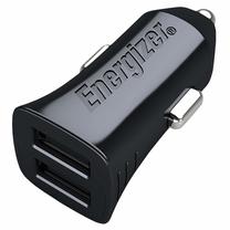 Automobilinis įkroviklis Energizer, 2 x USB, juoda sp.