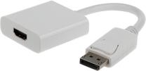 Vads Accura ACC2082 Display port male, HDMI female, 0.1 m, pelēka krās.