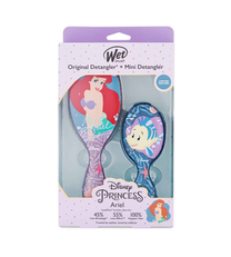 Щетка для волос Wet Brush Disney Princess Ariel Kit, многоцветный, 2 шт.