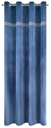 Naktinė užuolaida Jovita, tamsiai mėlyna sp., 140 cm x 250 cm