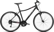 Velosipēds hibrīds Romet Orkan 3 D Lite, 28 ", 18" rāmis, melna krās./rozā krās.