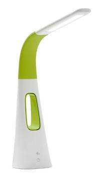 Darba galda gaismeklis CristalRecord Ventix, LED, 12W, balta krās./zaļa krās./balta krās.