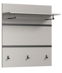 Sieninė drabužių kabykla MC Akcent Jaru X82C4621, 93 cm, pilka sp.
