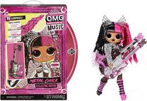 Lėlė L.O.L. Surprise! Music Remix Metal Chick & Electric Guitar, 25 cm, įvairių spalvų