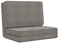 Krėslas VLX Folding Floor 336549, šviesiai pilka sp., 55 cm x 70 cm x 57 cm