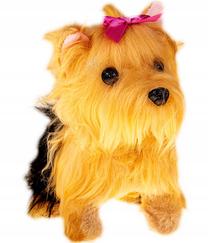 Игрушечное животное Smily Play Interactive Dog York SP83712, 13 см, коричневый цв.