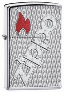 Šķiltava Zippo Lighter 20991, sudraba krās./sarkana krās.