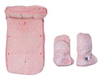 Komplekts Zoogi Stroller Set, rozā krās.