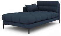 Sofa Micadoni Home Mamaia Chaise Longue, tamsiai mėlyna sp., kairinė, 185 x 105 cm x 75 cm