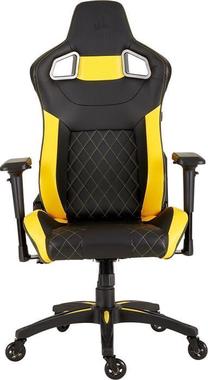 Spēļu krēsls Corsair Race 2018 T1, melna krās./dzeltena krās.
