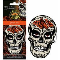 Auto gaisa atsvaidzinātājs Aroma car Skull Orange Man