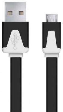 Laidas Esperanza USB 2.0 male, Micro USB male, 1.8 m, juoda sp.