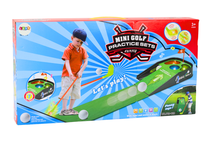 Игра для улицы, набор для мини-гольфа Lean Toys Funny Practice Sets, 46 см x 28 см, зеленый цв.