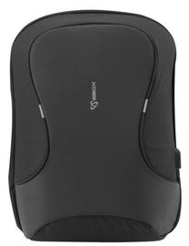 Portatīvā datora mugursoma Sbox Florida, melna krās., 15.6"