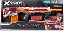 Žaislinis ginklas XSHOT Skins Pro Series Longshot Juoda sp./Raudona sp./Oranžinė sp.