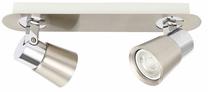 Valgusti kohtvalgusti CristalRecord Iris, GU10, 2 x 35 W, kroom v. / kroom v.