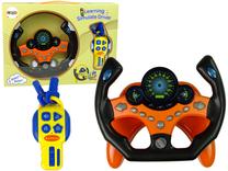 Образовательный руль Lean Toys LeraningSimulate Driver, 4 см, oранжевый цв.