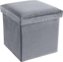 Pufas Mufart, pilka sp., 30 cm x 30 cm x 30 cm