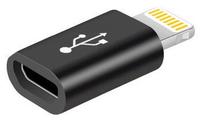 Adapteris Mocco Micro USB female, Apple Lightning