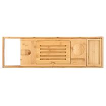 Padėklas voniai Springos, 23 cm x 4.6 cm x 110 cm, ruda sp.