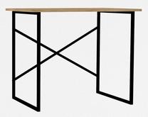 Rakstāmgalds Kalune Design Addis 495SSE1515, 90 cm x 56 cm, 76 cm, ozola krās./melns krās.