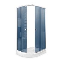 Dušo kabina Gotland ECO LP-292-120 Right, 80 cm x 120 cm x 195 cm, pilka sp./tonuotas