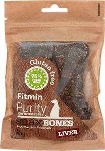 Gardums suņiem Fitmin Purity Dog Snax Bones, aknas, 2 gab.