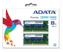 Оперативная память (RAM) Adata AD3S1333W4G9-2, DDR3 (SO-DIMM), 8 GB, 1333 MHz