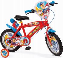 Vaikiškas dviratukas su papildomais ratukais, vaikų Toimsa Paw Patrol, raudona sp., 12"
