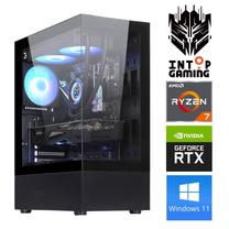 Stacionarus kompiuteris Intop Ryzen 7 5700X, 2500 GB, DDR4 16 GB, SSD+HDD 500 GB 2 TB, Nvidia GeForce RTX5060 8 GB GDDR7, Windows 11 Home