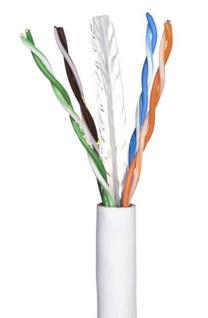 Провод A-Lan KIU6PVC305 RJ-45 8P8C, RJ-45 8P8C, 305 м, серый цв.