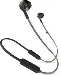 Bezvadu austiņas JBL Tune 205BT, melna krās./zaļa krās.