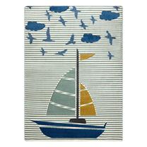 Ковер комнатные Hakano Tinies Sail, синий цв./зеленый цв., 220 см x 160 см
