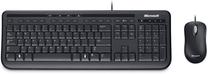 Laidinis klaviatūros ir pelės komplektas Microsoft Wired Desktop 600 APB-00006, Anglų (UK), juoda sp.