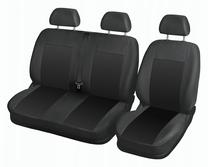 Automobilio sėdynių užvalkalas Compass VAN, juoda sp., 5 vnt.