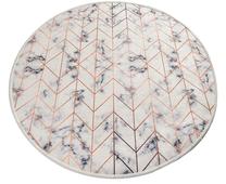 Vonios grindų kilimėlis Foutastic Morea 359CHL4128, įvairių spalvų, 100 cm x 100 cm, Ø 100 cm