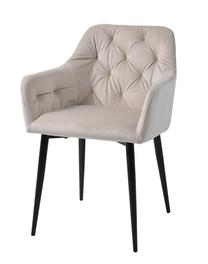 Valgomojo kėdė Juliet 2, matinė, smėlio sp., 58.5 cm x 55 cm x 81 cm
