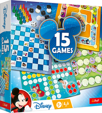 Набор настольных игр Trefl Disney 15in1, EN