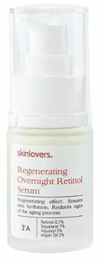 Sejas serums Skinlovers 3’A Regenerating Overnight Retinol, 15 ml