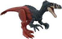 Rotaļlietu figūriņa Mattel Jurassic World Roar Strikers Megaraptor HGP79, 33 cm, brūna krās./pelēka krās.